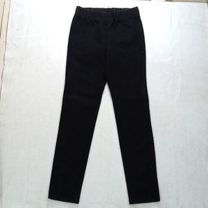 Soft Surroundings denim leggings women's size small tall long blue /